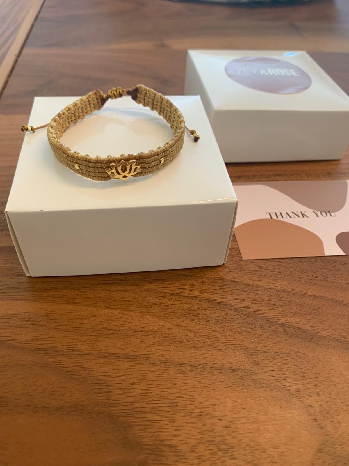 Macrame Knotted Friendship Bracelets & Gemstone and Brass Bracelet • 407